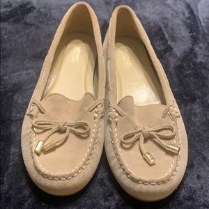 Michael Kors leather slip-on shoes